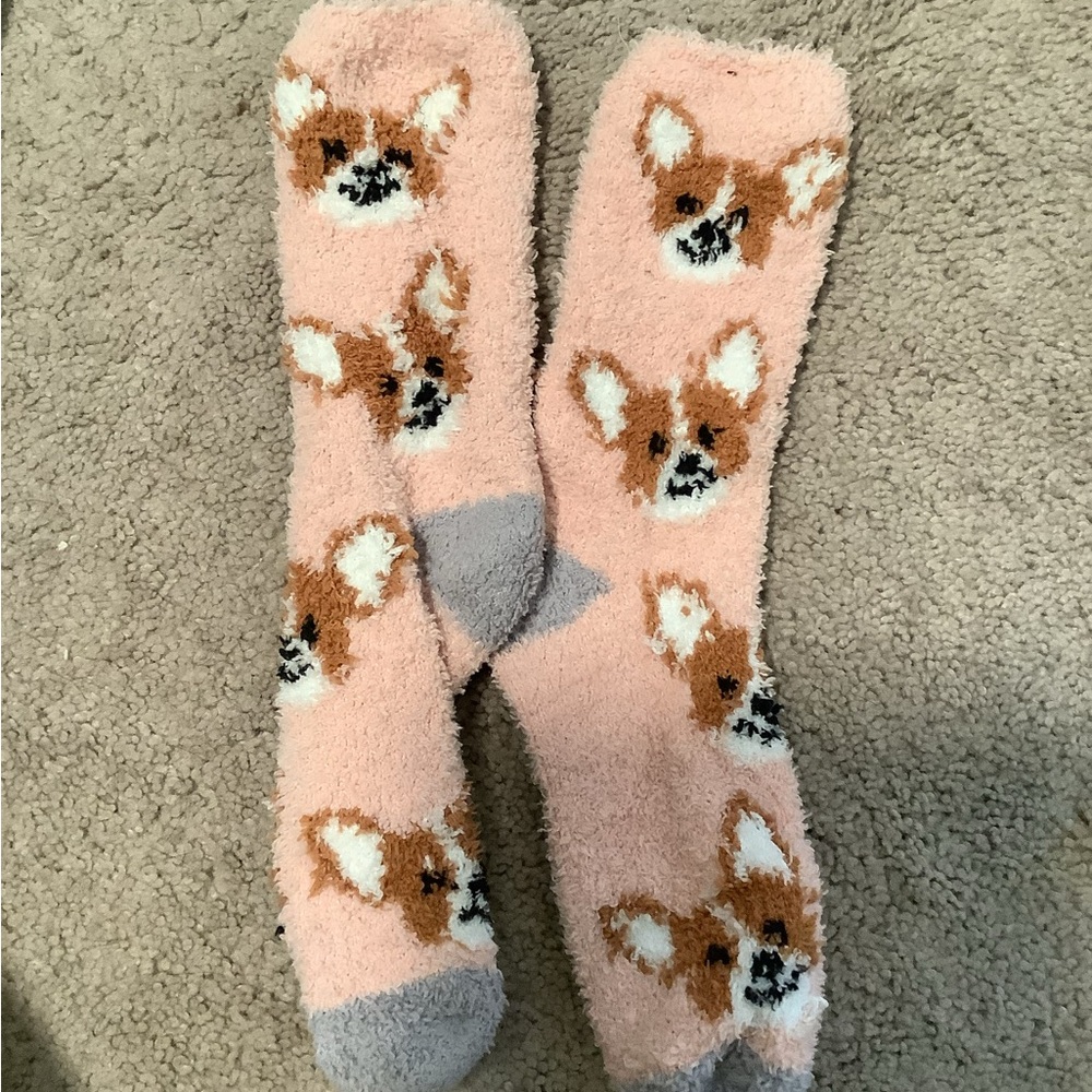 Dog lover fuzzy socks